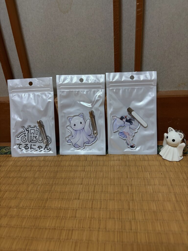 2026年6月、ロゴ・てるにゃん・太陽さんのヘアクリップが届きました